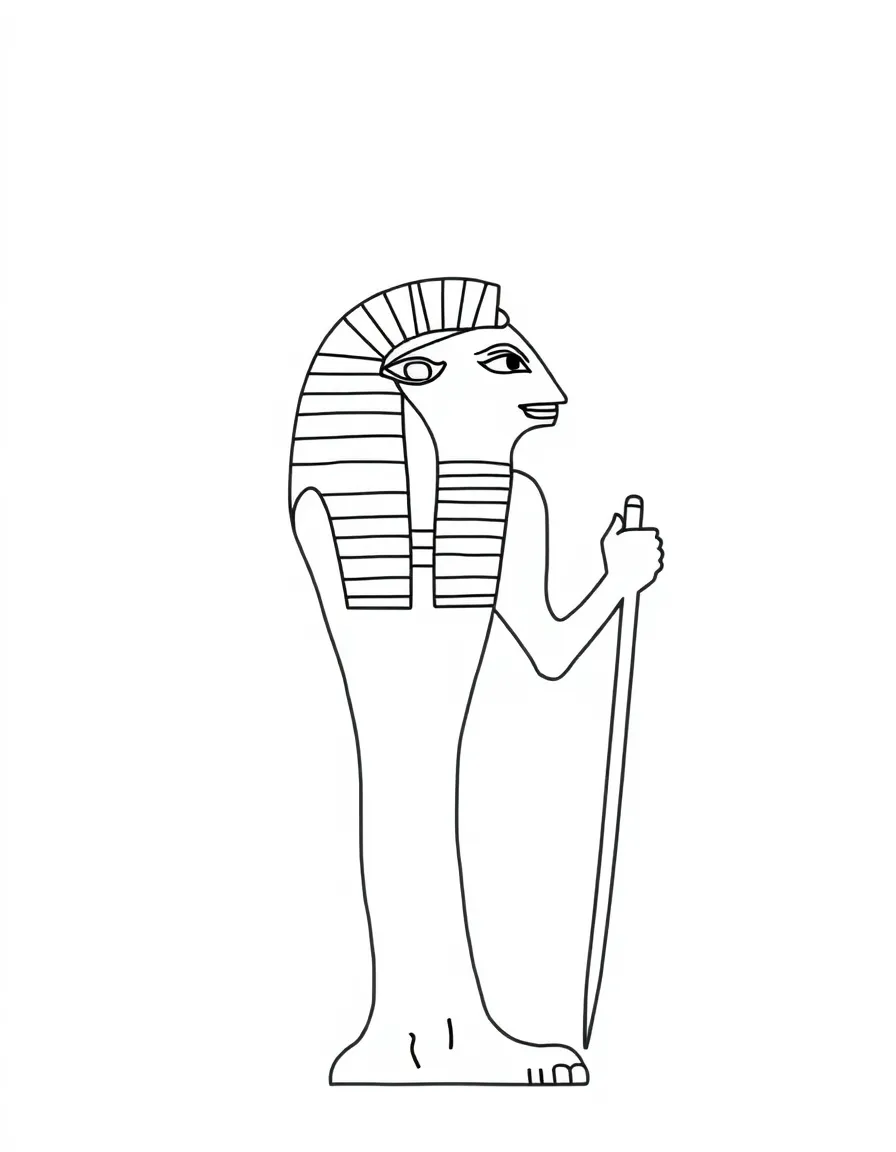 An Egyptian hieroglyph
