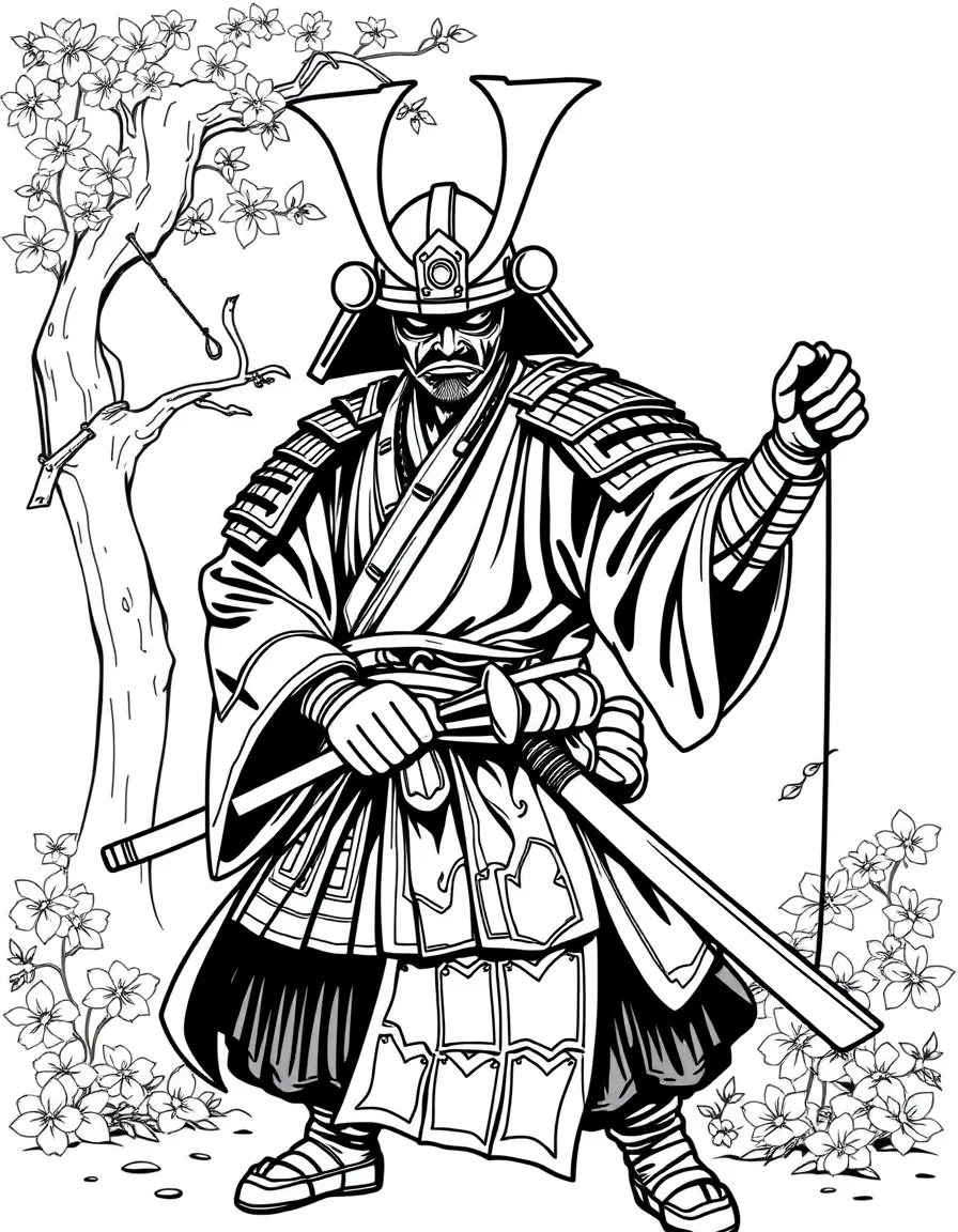A samurai kimono
