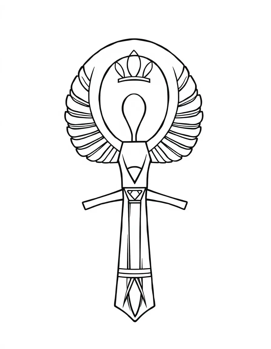 An Egyptian ankh