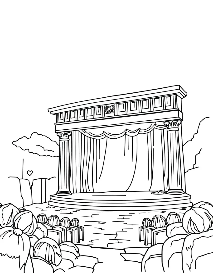 A Greek theater