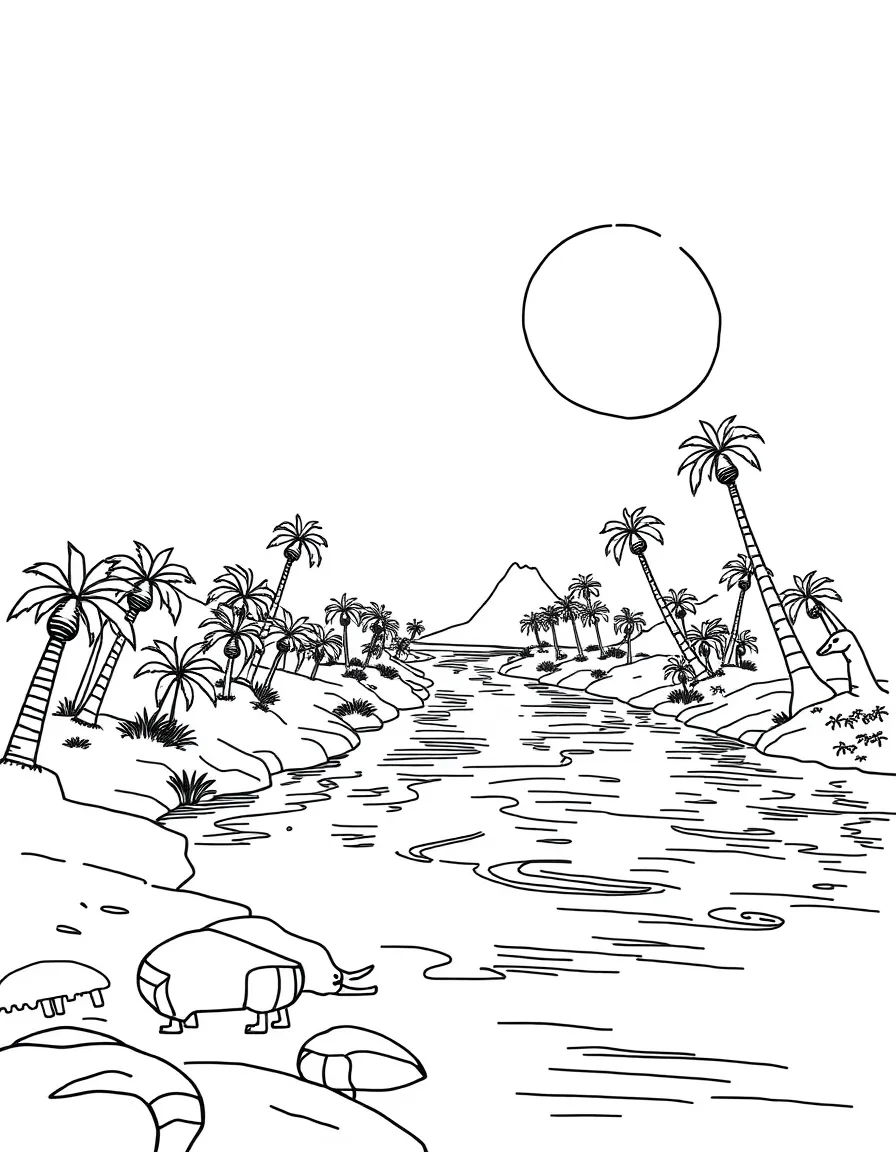 An Egyptian Nile River