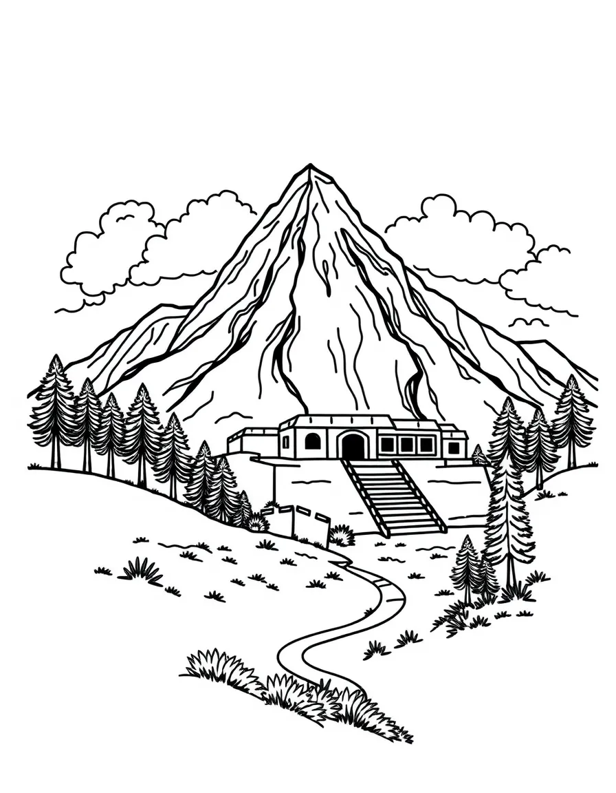 An Inca mountain