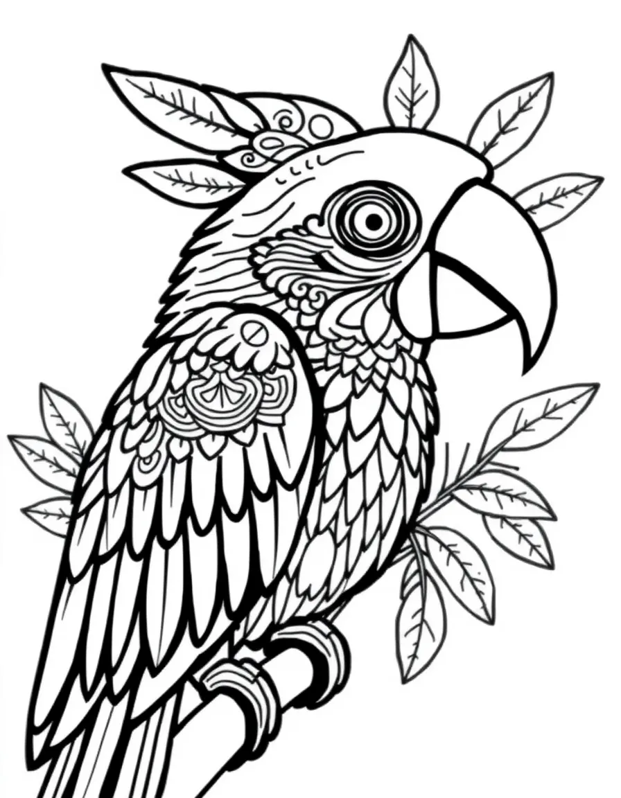 An Aztec parrot