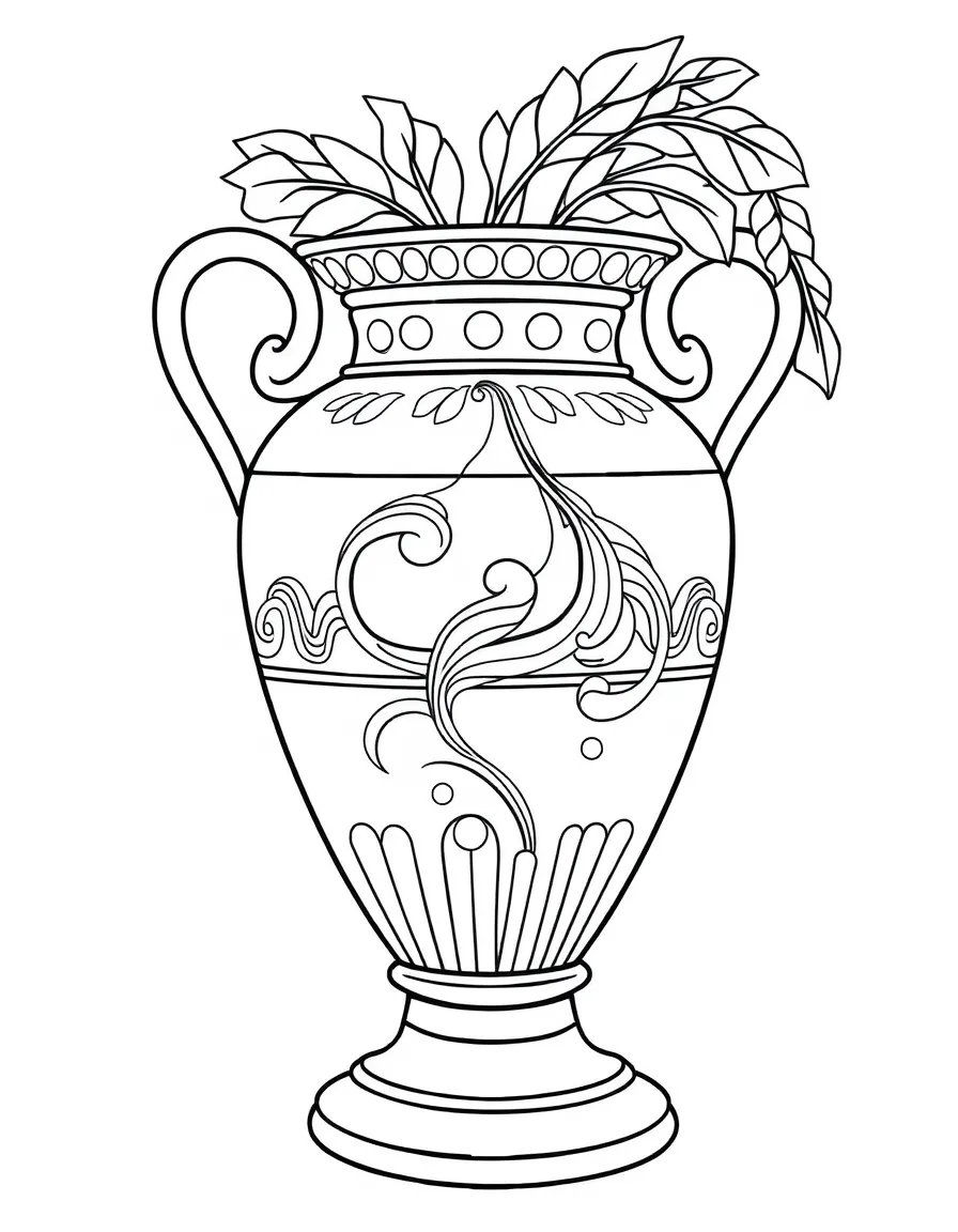 A Greek vase painting