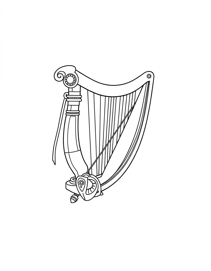 A Roman lyre