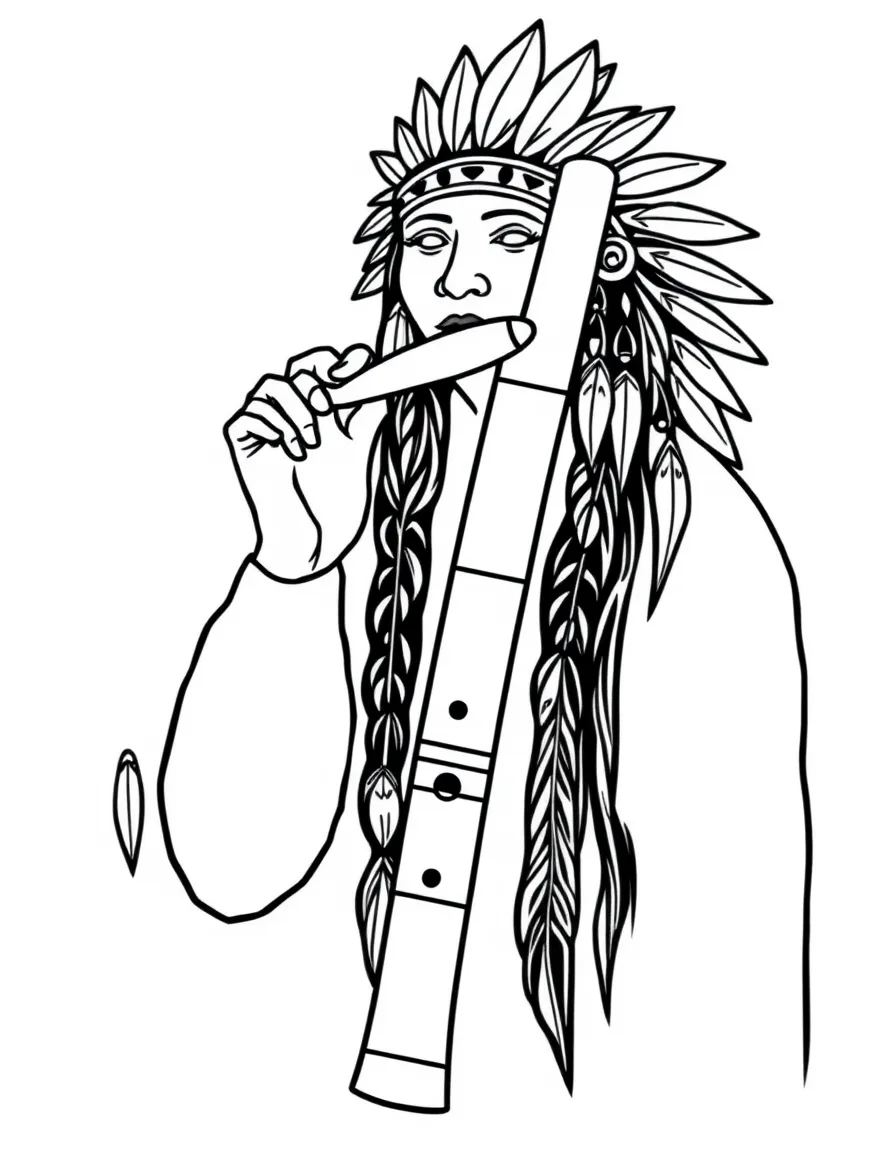 A Native American flute