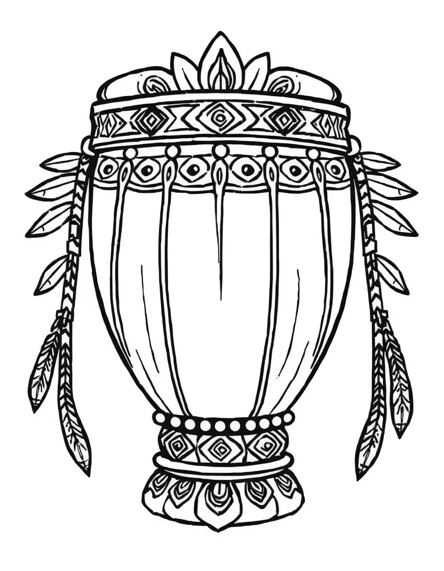 An Aztec drum