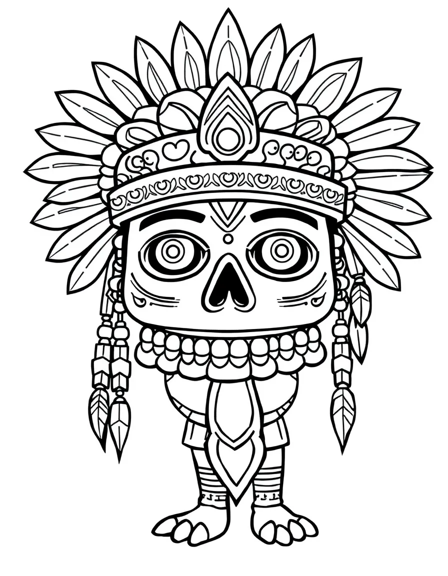 A Mayan maraca