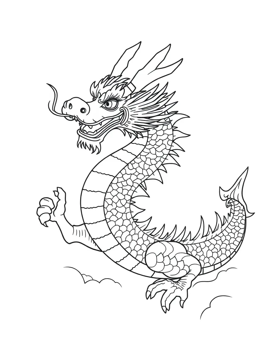 A Chinese dragon