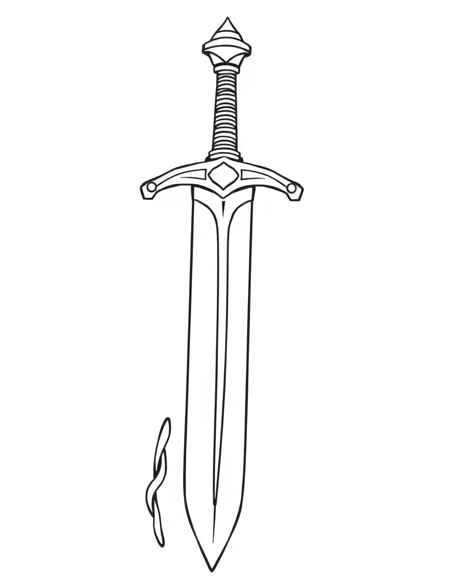 A knight's sword