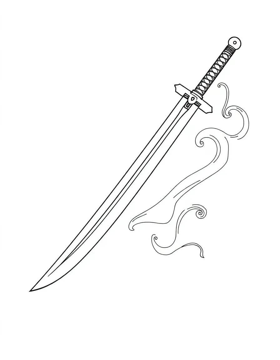 A Chinese sword