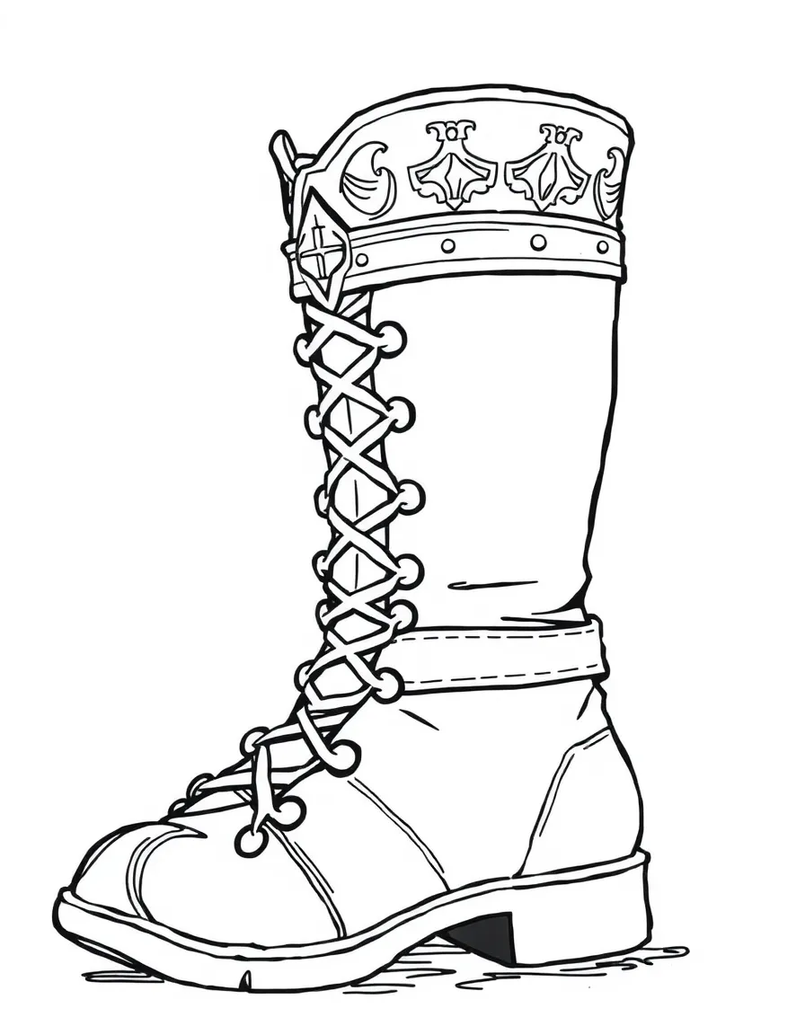 A medieval boot