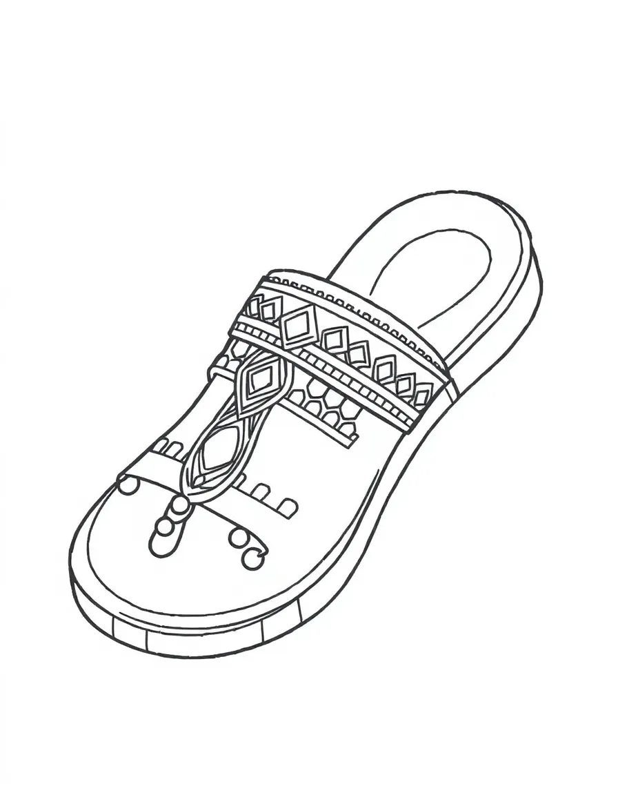 An Aztec sandal