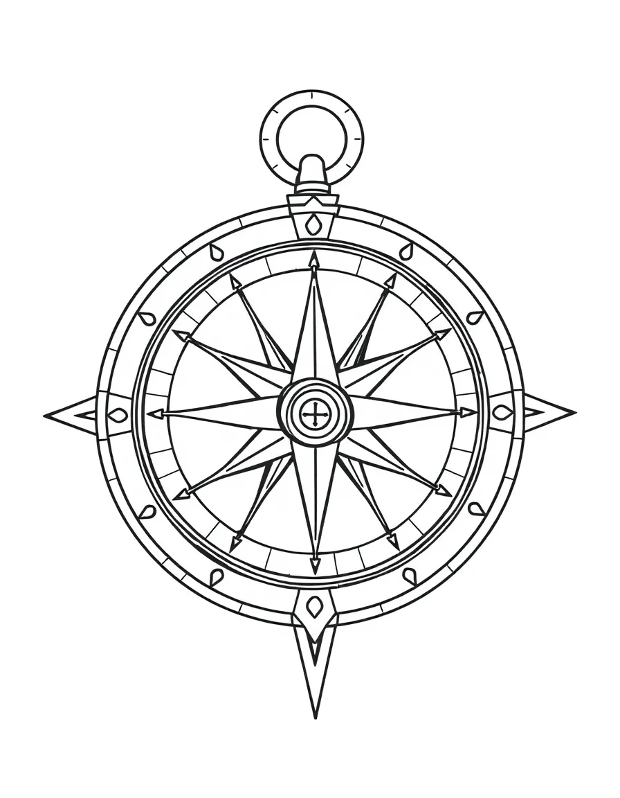 A Viking compass