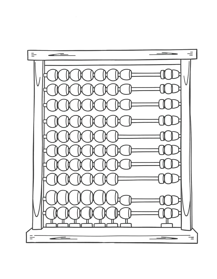 A Chinese abacus