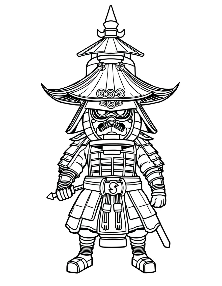 A samurai lantern