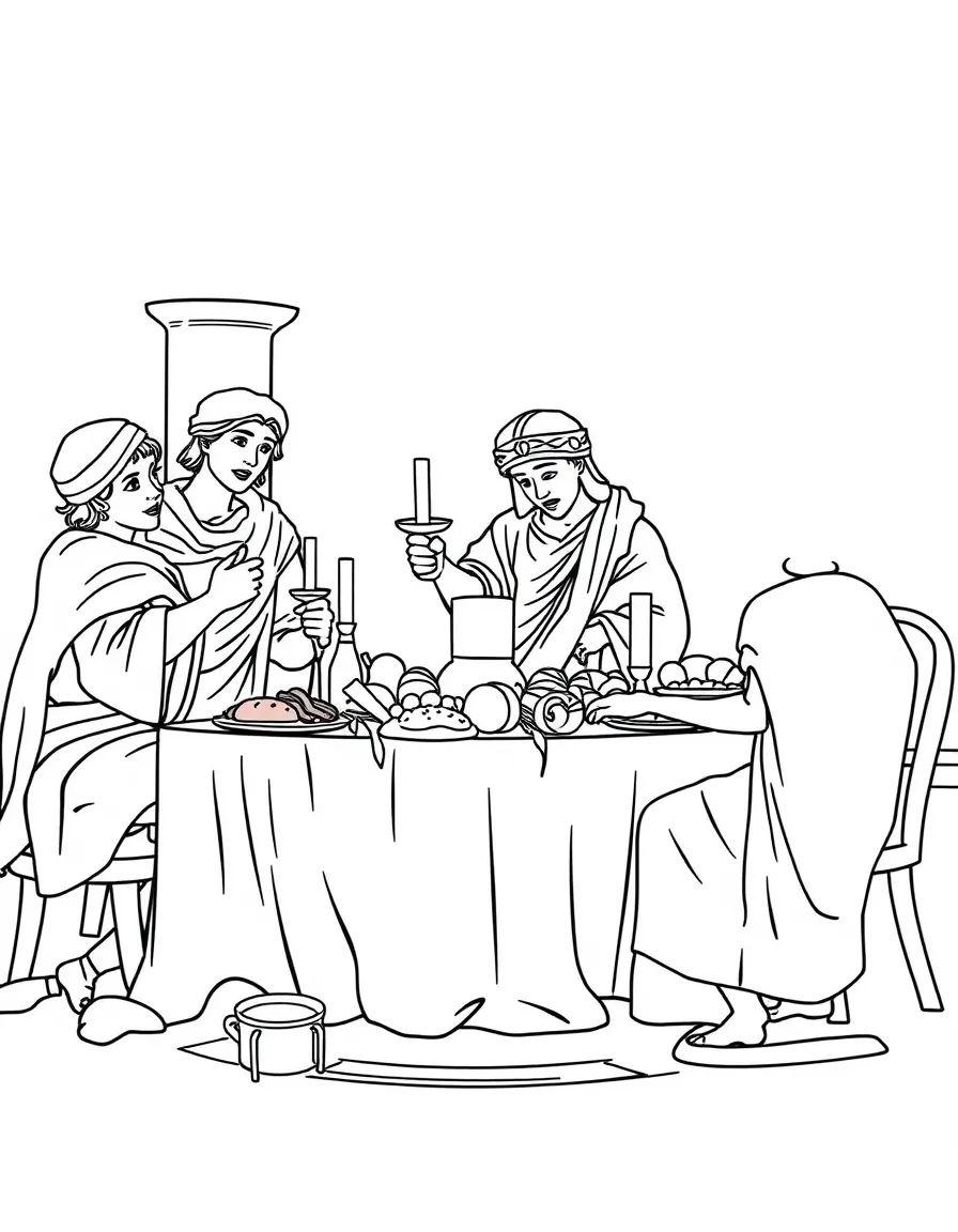 A Roman feast