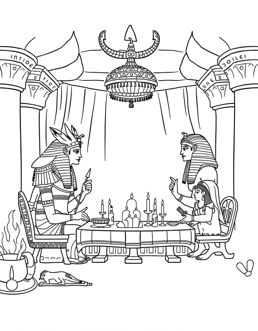 An Egyptian banquet