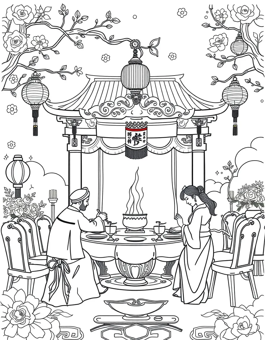 A Chinese banquet