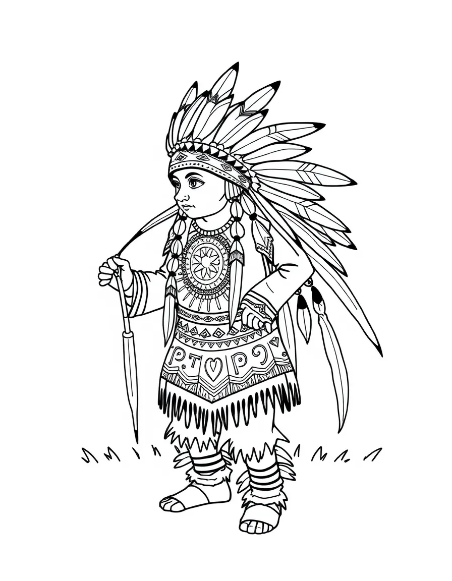 A Native American pow-wow