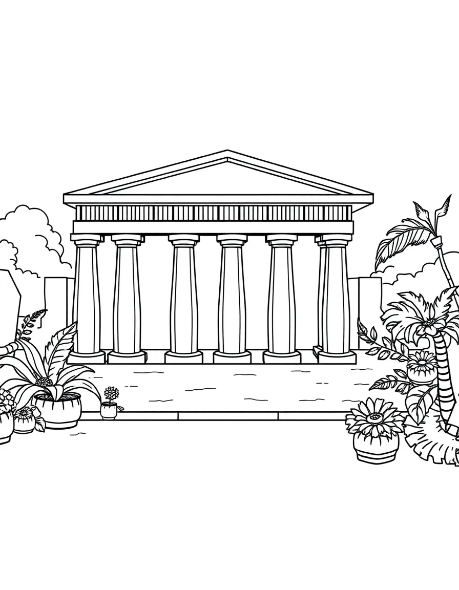 A Greek gymnasium