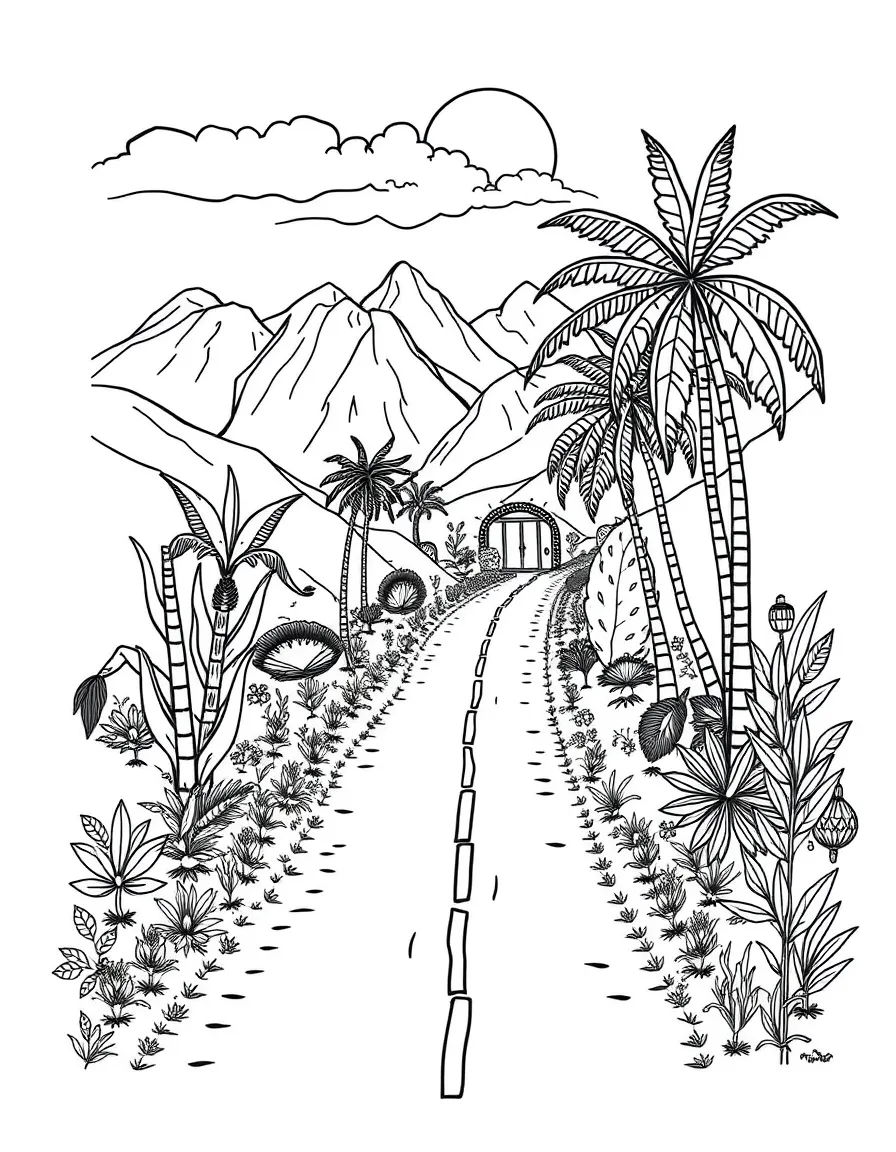 An Inca road