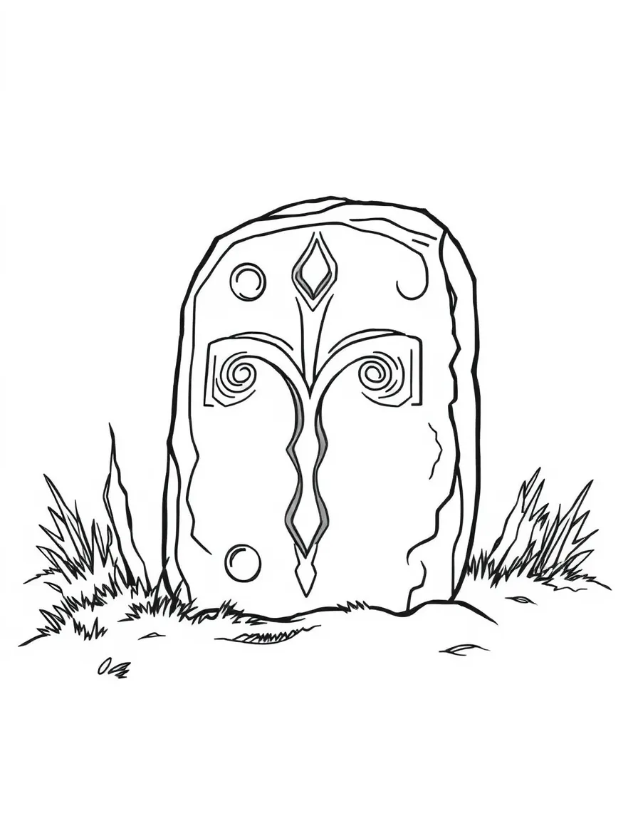 A Viking runestone