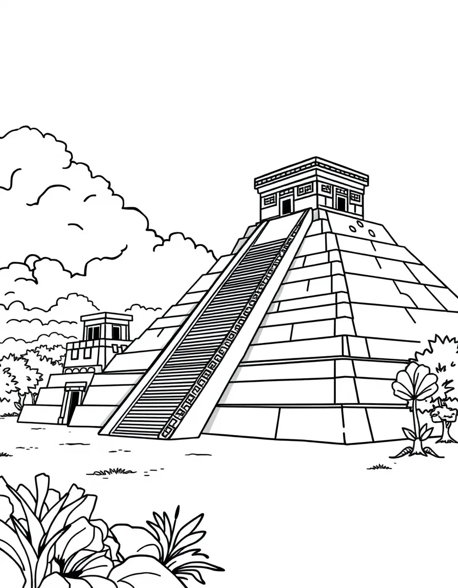 An Aztec city