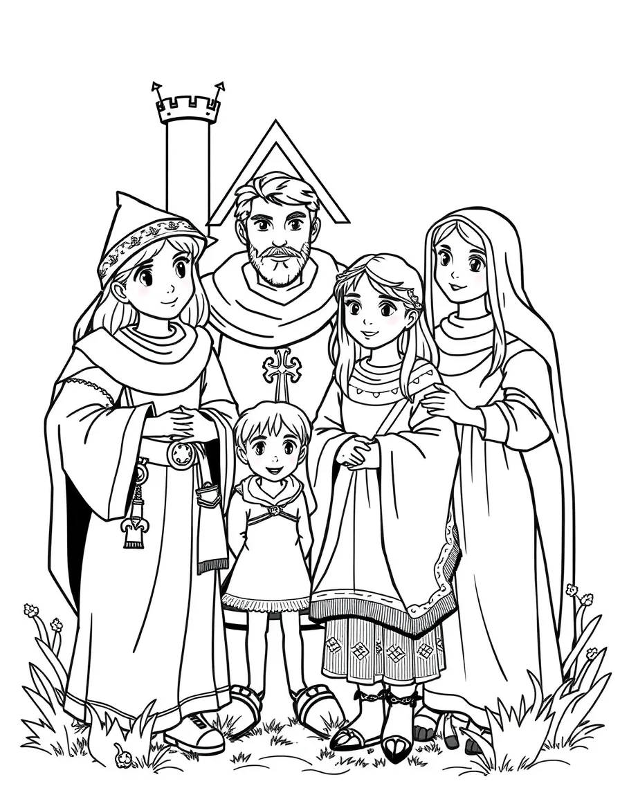 A medieval family