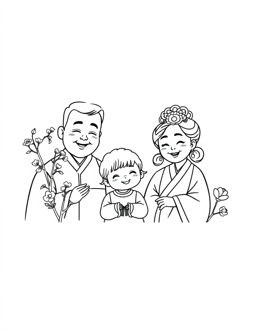 A Chinese family