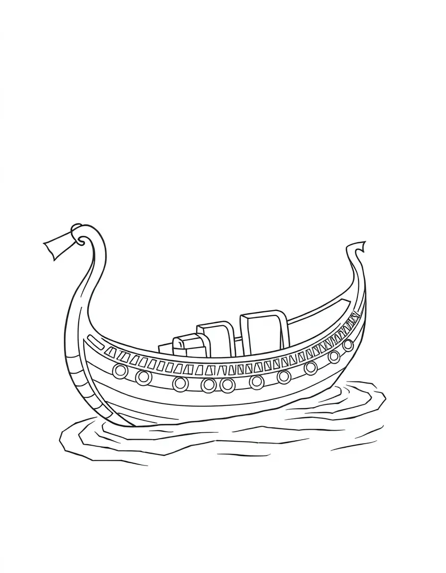 An Egyptian boat