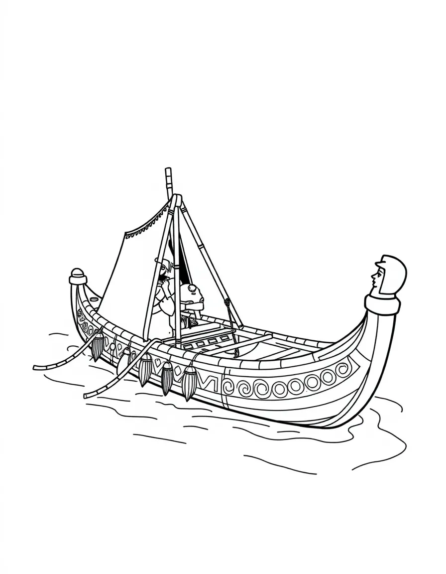 An Inca raft