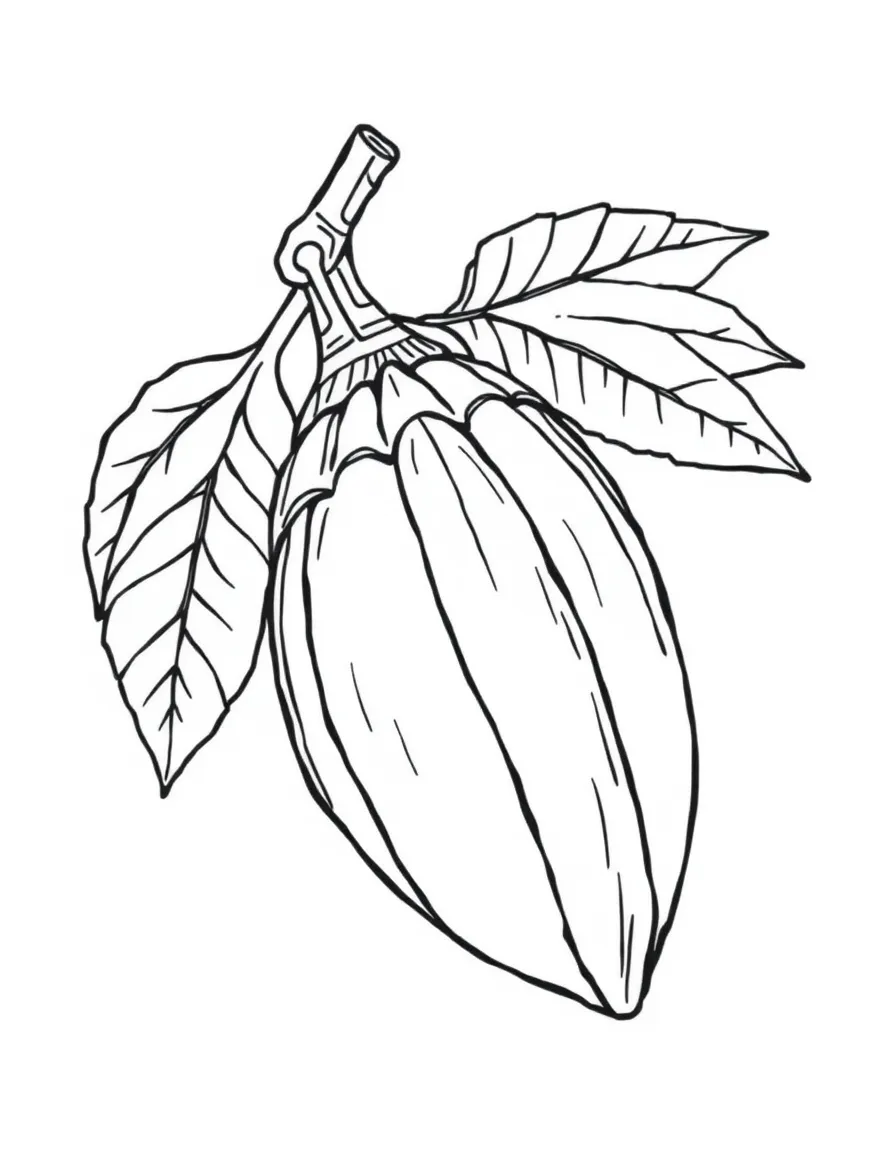 An Aztec cocoa bean