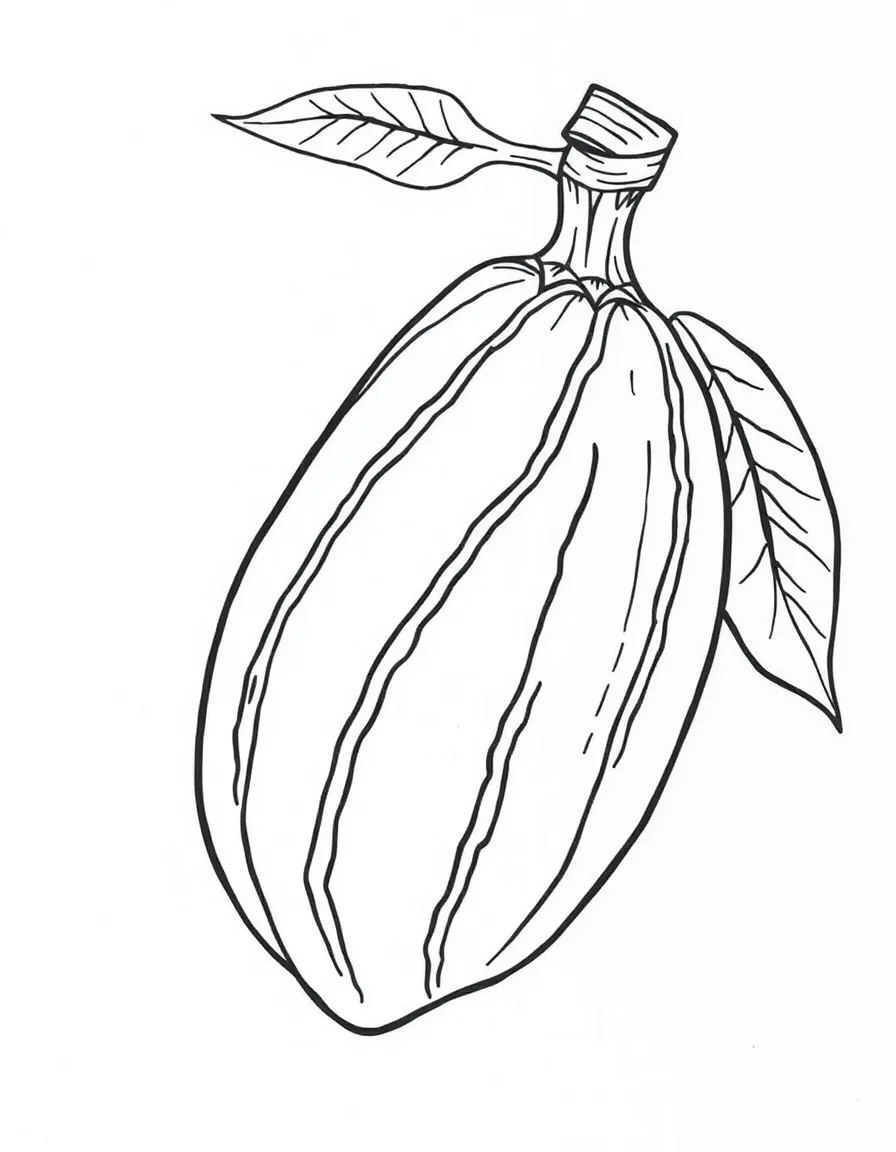 A Mayan cacao pod