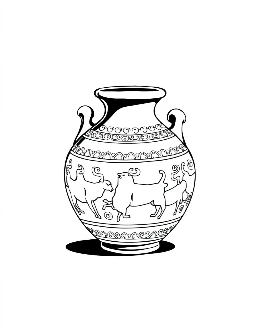 A Viking pottery with runes