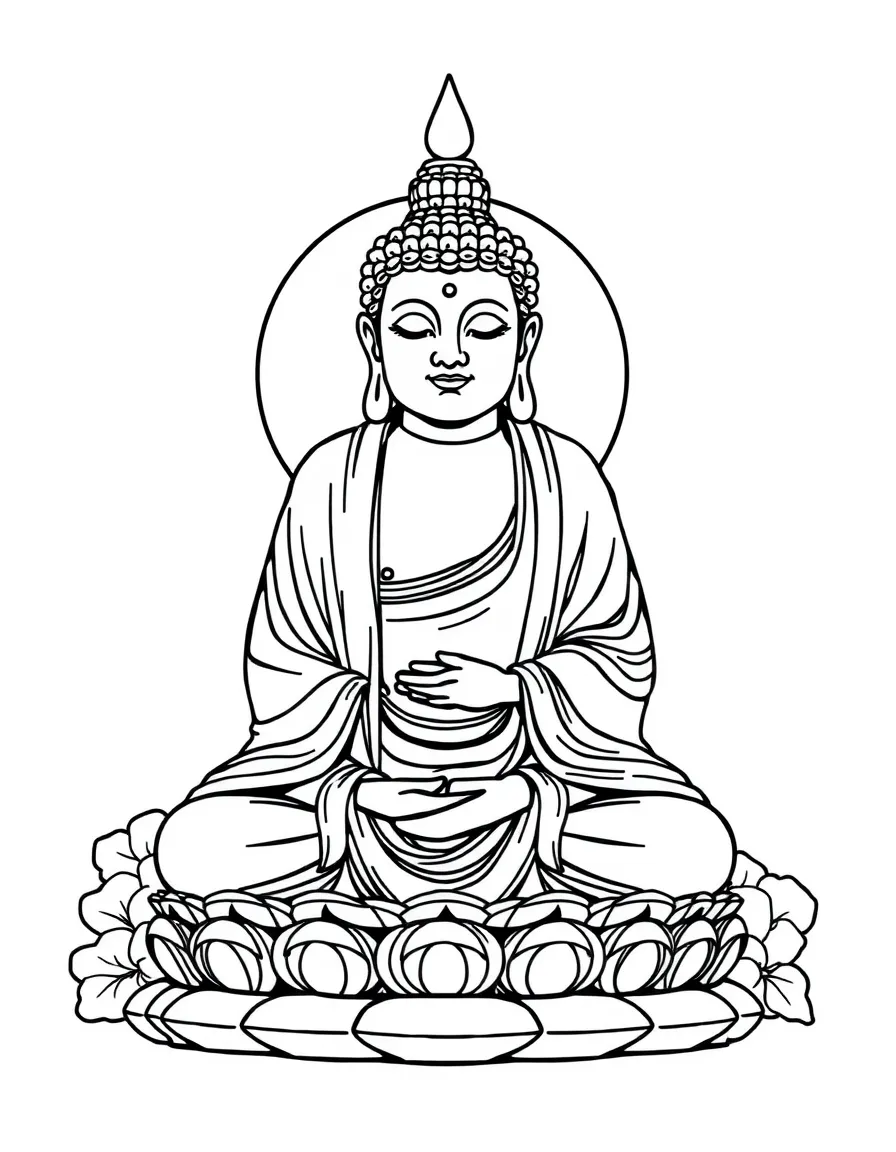 A Chinese Buddha statue