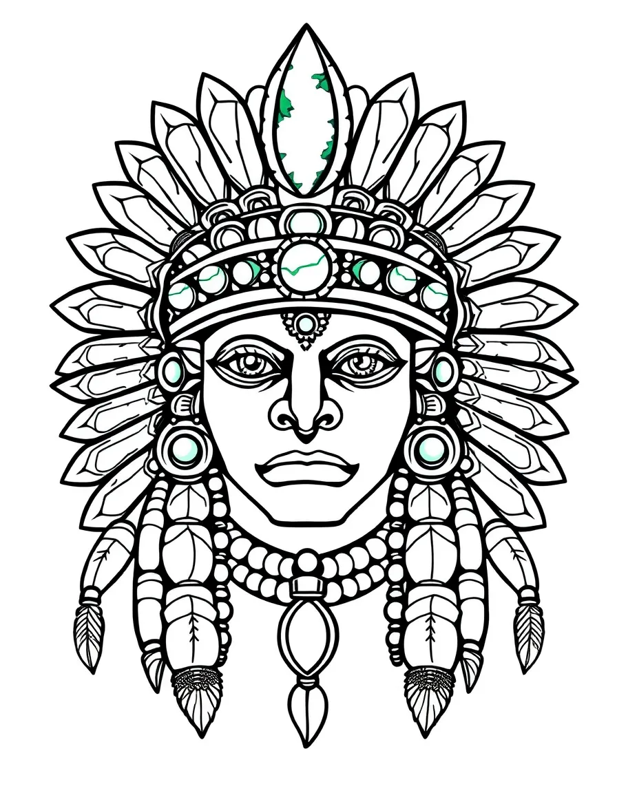 A Mayan jade headdress