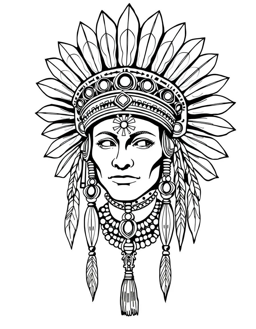 An Inca royal headdress
