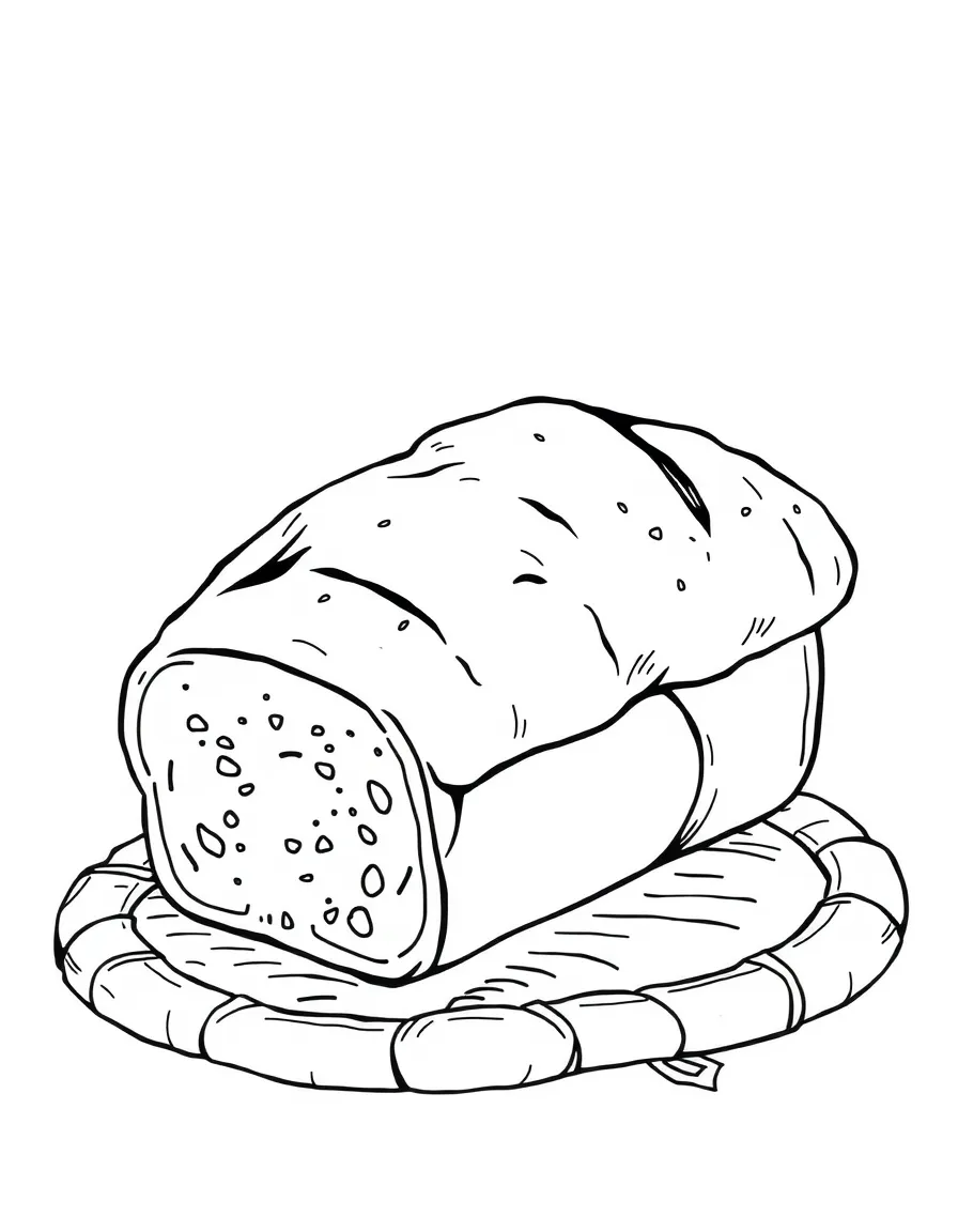 A medieval loaf of bread