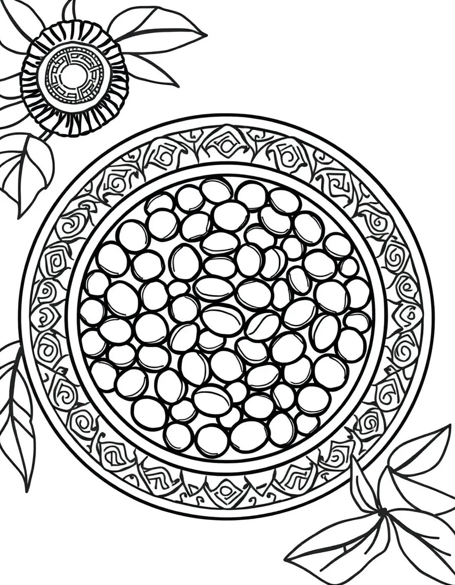 An Aztec plate of beans