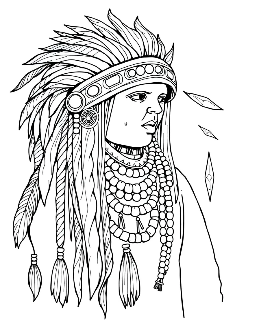 An Inca quipu record keeper