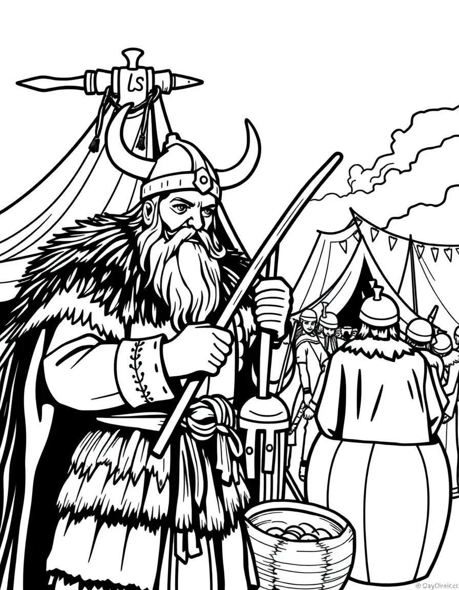 A Viking trading fair