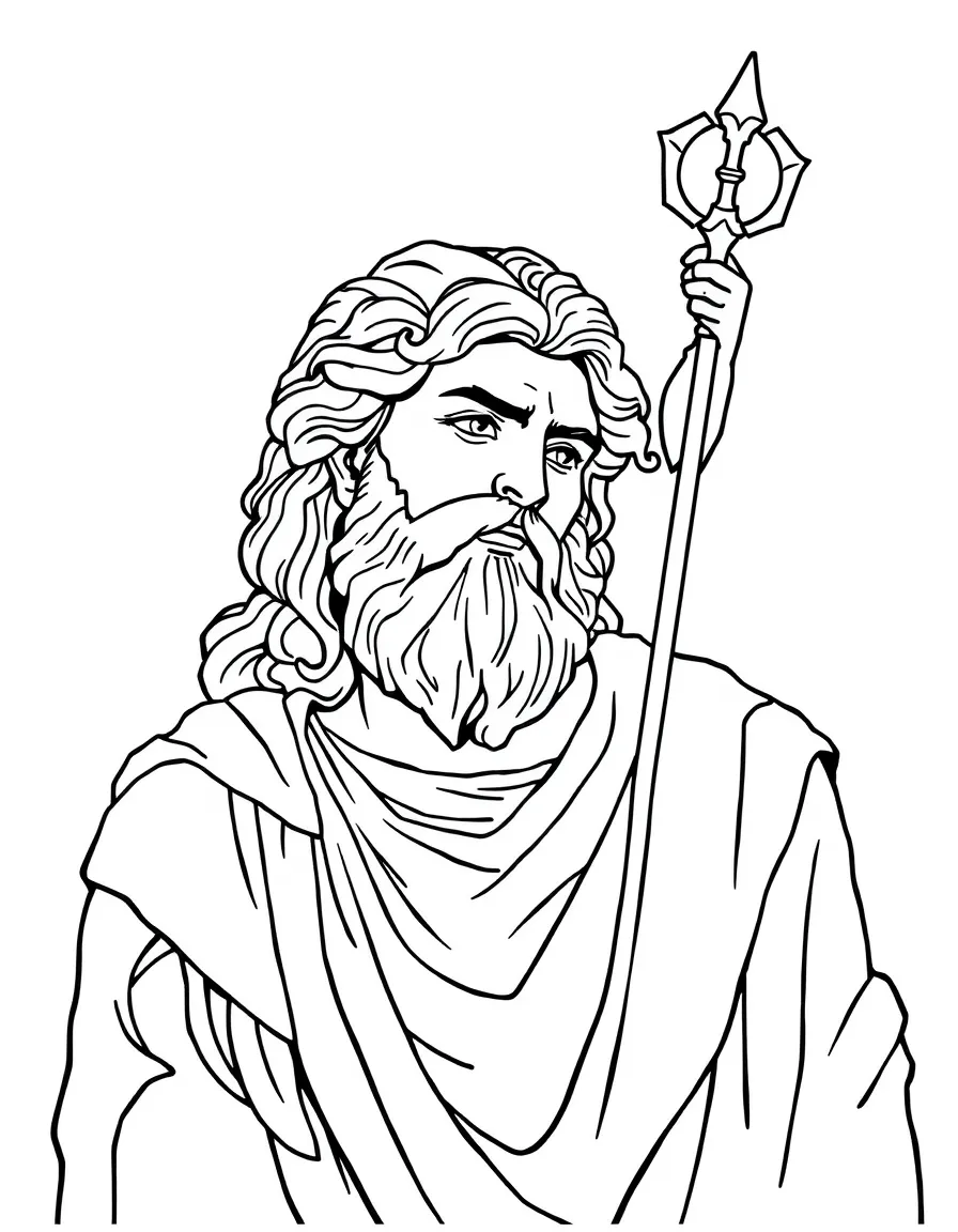A Roman god Jupiter