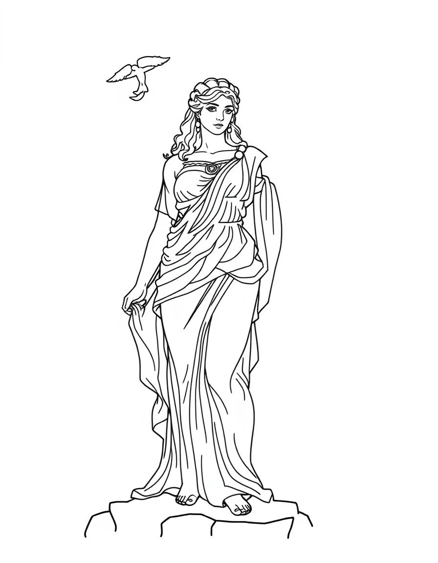 A Greek goddess Athena