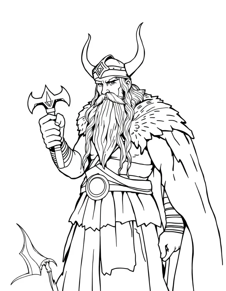 A Viking god Thor