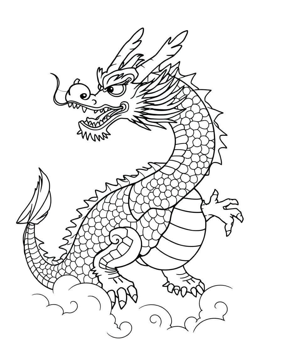 A Chinese dragon