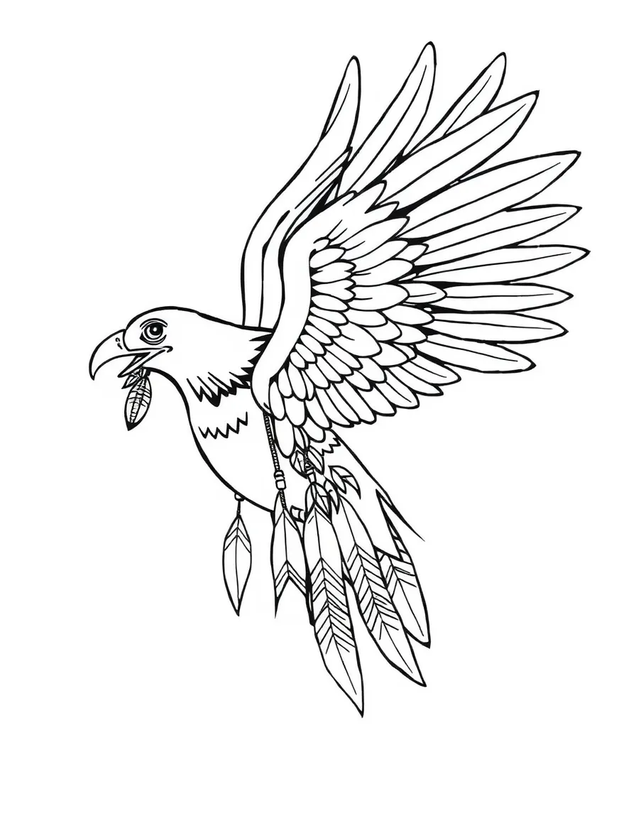 A Native American thunderbird