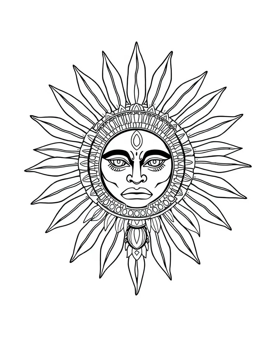An Inca sun god
