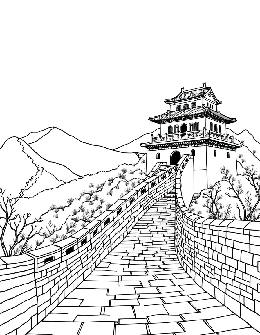 A Chinese Great Wall stretching