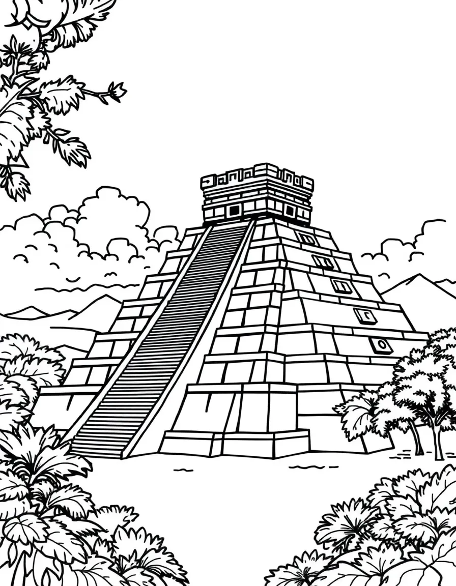 An Aztec capital city Tenochtitlan